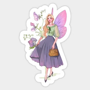 Sweet Pea Fairy Sticker